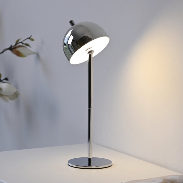 JUST LIGHT LED Tischleuchte LED Tischlampe Akku SW BELLIS, Dimmbar, Memoryfunktion, USB, 1xLED-Board/2,50W/3000K, warmweiß, AKKU USB, Dimmbar Touchdimmer Bild 3