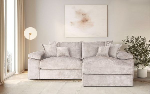 Home affaire Ecksofa Soft&Cosy XL L-Form, B: 246 cm - OTTO. Verlässliche Qualität, Mega-Sofa, Cord oder Chenille-Struktur, mit Federkern & 4 Zierkissen