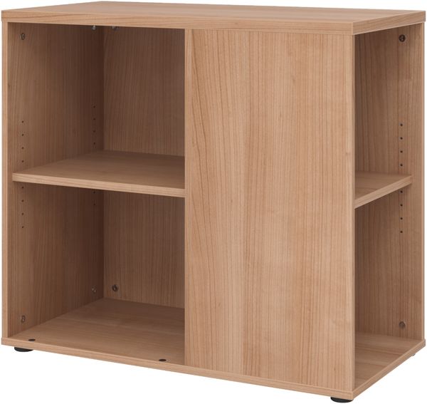 bümö Schreibtisch Schrank in Nussbaum, Container Schrank Büro für Ordner & Co. - Anstell-Container Schreibtisch, Schreibtisch Kommode, Büro Schrank Möbel, Bürocontainer, Schreibtischcontainer, 1630-N