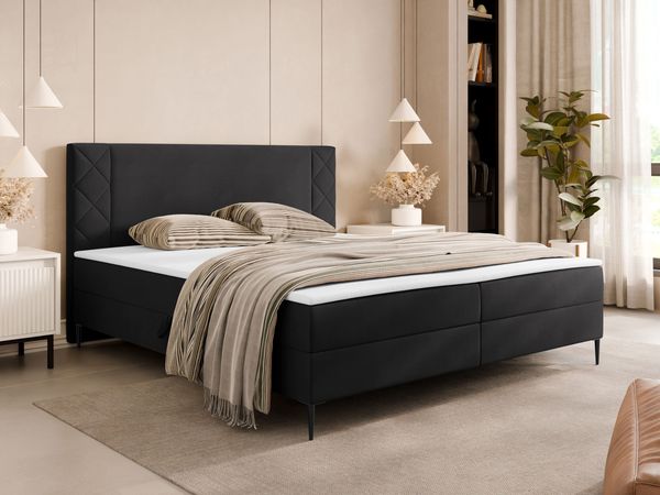 Boxspringbett Prilata (Farbe: Polo 897, Größe: 180 x 200)