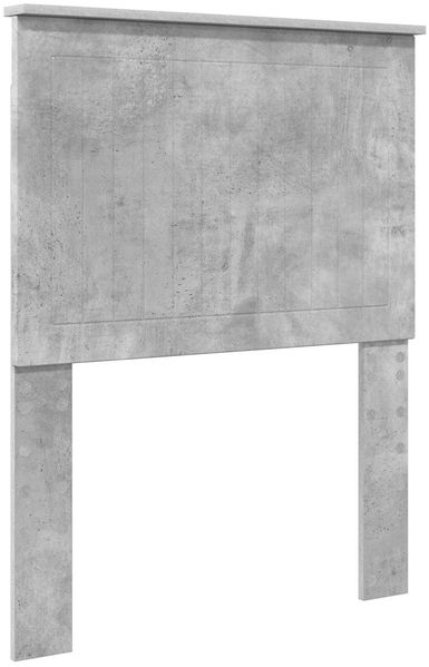 vidaXL Bettrahmen Beton Grau 75 x 190 cm Massives Kiefernholz 3411076 Bild 6