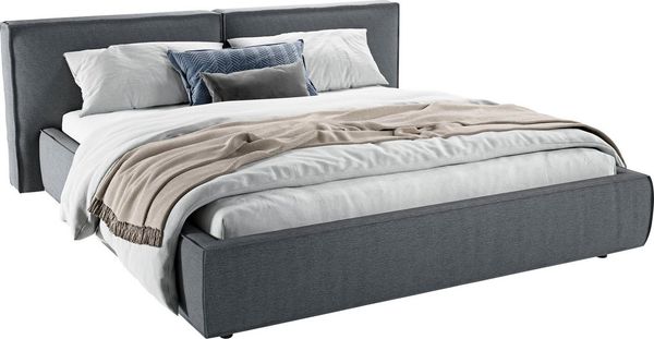 Home affaire Polsterbett Adrina mit Biesenoptik, Feincord und Luxus-Microfaser, bis 280kg, auch in Überlänge 220 cm, 4 Breiten bis 200cm