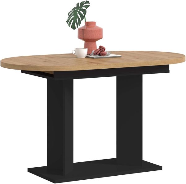 Home affaire Esstisch GERO, 130-170 cm, ausziehbar, Säulengestell (1-St, in verschiedenen Ausführungen erhältlich), Tisch, Esstisch, Esszimmer, Esszimmertisch, Küchetisch, Bartisch