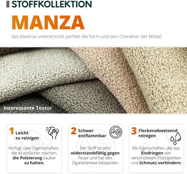 Polsterhocker Laris (Farbe: Manza 29) Bild 5