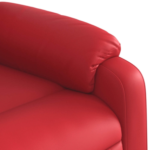 vidaXL Massagesessel mit Aufstehhilfe Rot Kunstleder 3205162 Bild 10