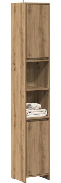 vidaXL Badschrank Artisan-Eiche 30x30x183,5 cm Holzwerkstoff 856065