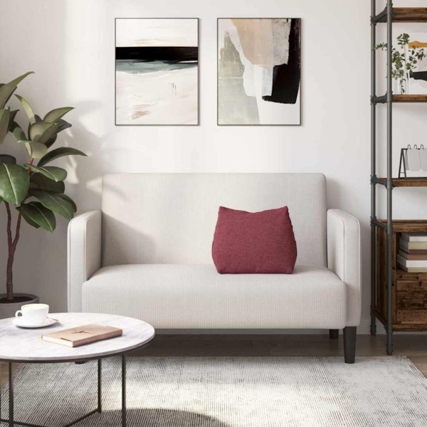 vidaXL Rückenkissen Weinrot 45 x 20 x 35 cm Stoff 42015005 Bild 3