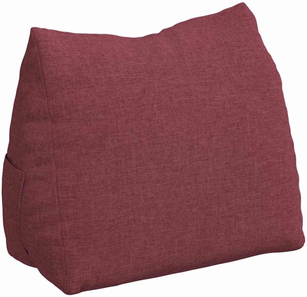 vidaXL Rückenkissen Weinrot 45 x 20 x 35 cm Stoff 42015005 Bild 1