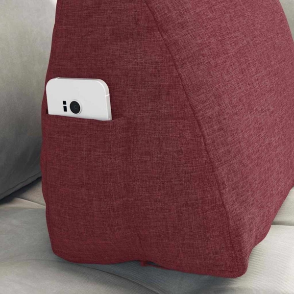 vidaXL Rückenkissen Weinrot 45 x 20 x 35 cm Stoff 42015005 Bild 4