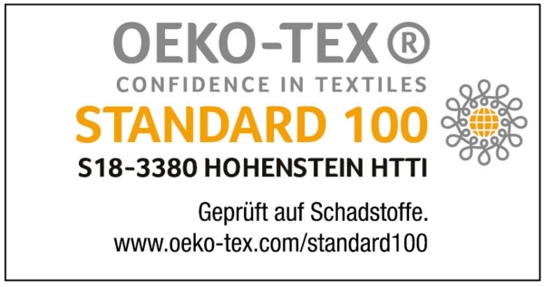 Mako Satin Bettwäsche Streifen nachtblau/weiß 155x220 + 80x80 Bild 4