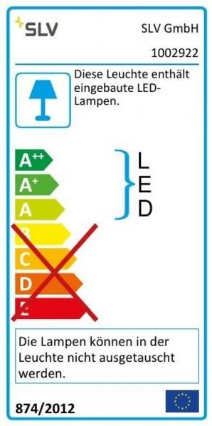 SLV Leuchte 1002922 WORO Indoor LED Wandeinbauleuchte 3000K weiß Bild 9