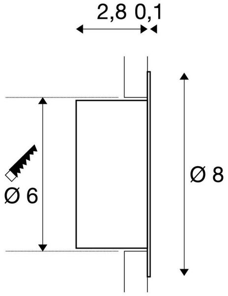 SLV Leuchte 1002922 WORO Indoor LED Wandeinbauleuchte 3000K weiß Bild 8
