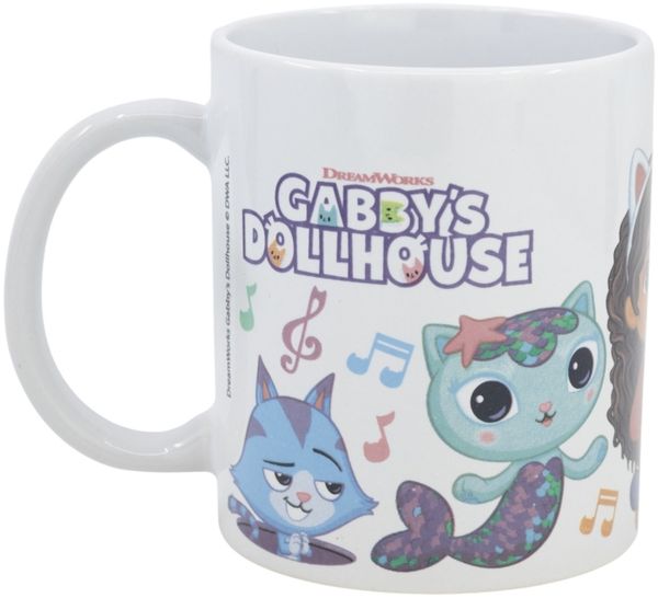 Gabby’s Dollhouse Tasse 325ml Keramikbecher im Geschenkset – Kinder Fanartikel
