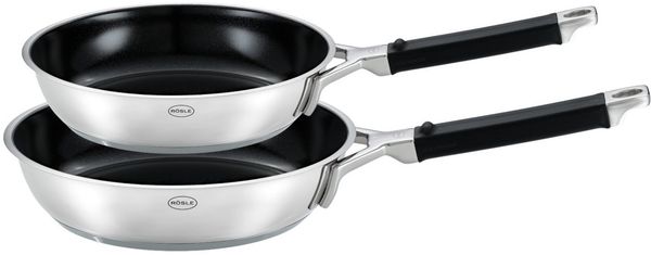 RÖSLE Bratpfanne Silence® Pro Bratpfannen-Set Keramik ProCeraPlus 2tlg. 24&28 cm