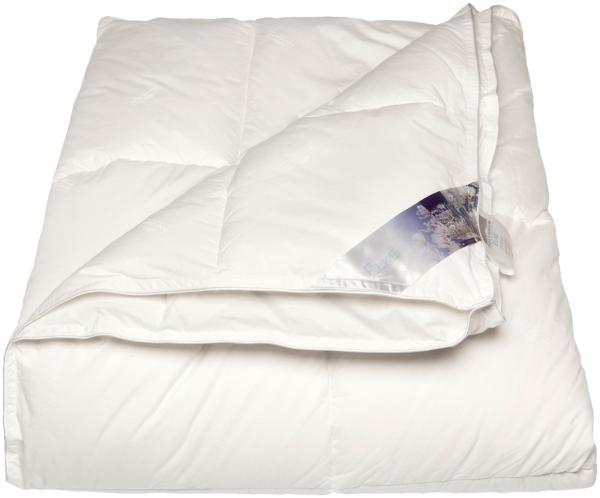 Polydaun 4-Jahreszeiten-Bettdecke 200x220 cm Weiß