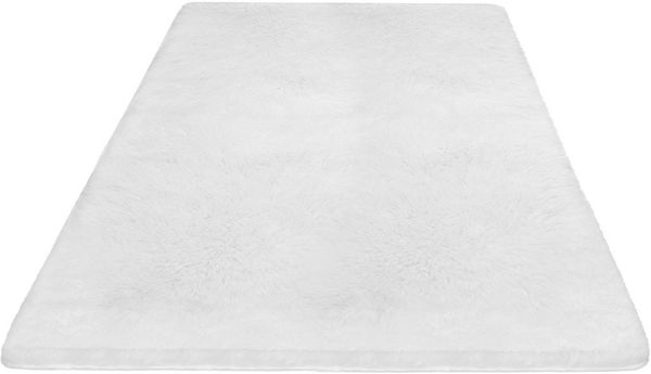 OTTO home Hochflor-Teppich Silky, besonders weich und kuschelig, sehr dichte Qualität, rechteckig, Höhe: 33 mm, rutschhemmend beschichtet, waschbar, uni, Wohnzimmer, Schlafzimmer