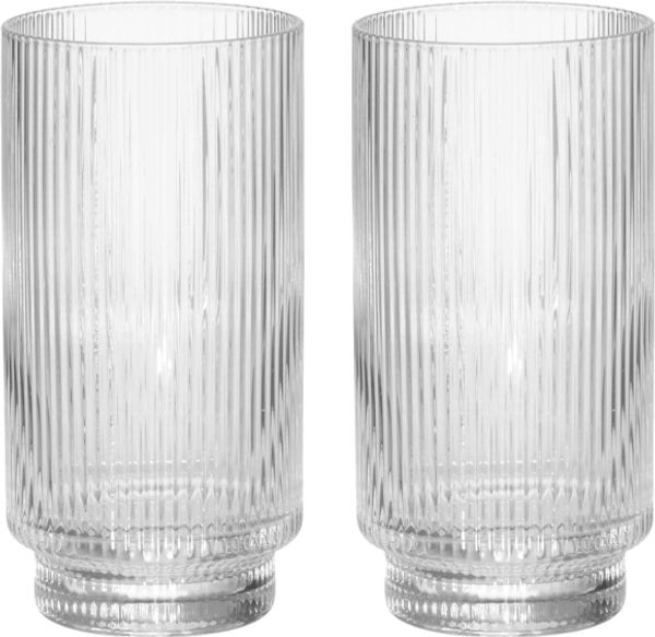 Trinkglas gerippt 49 cl 2er-Set