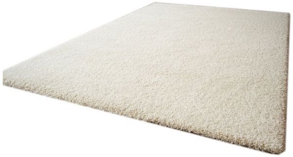 Hochflor Teppich Chamonix, Farbe: creme, Größe: 80x150 cm