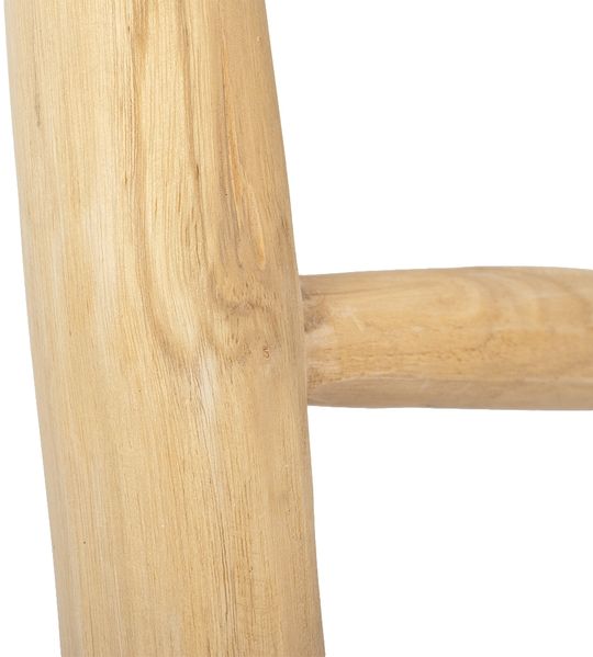 LebensWohnArt Dekoleiter Deko-Leiter KEPALA H180cm Natural Teak Handtuchhalter Kleiderständer Bild 5