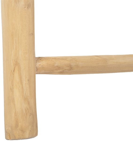 LebensWohnArt Dekoleiter Deko-Leiter KEPALA H180cm Natural Teak Handtuchhalter Kleiderständer Bild 4