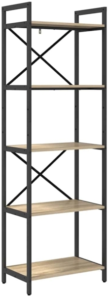 vidaXL Bücherregal Sonoma-Eiche 56 x 34 x 171 cm Holzwerkstoff 883863