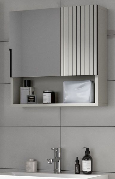 Badezimmer Spiegelschrank Livia in Kaschmir 54 x 55 cm