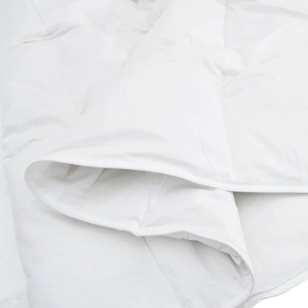 vidaXL Winterbettdecke Weiß 140 x 200 cm Feder 42007652 Bild 7