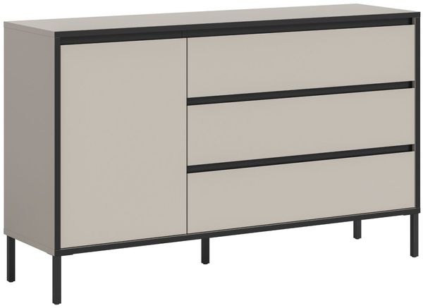 Sideboard Torello in kaschmir und schwarz 136 cm Bild 6