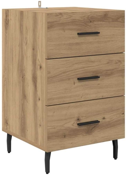 vidaXL Nachttisch Artisan-Eiche 40 x 40 x 66 cm Holzwerkstoff 882135