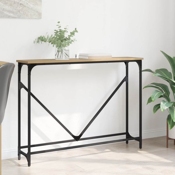 vidaXL Konsolentisch Artisan-Eiche 102 x 23 x 75 cm Holzwerkstoff 882221