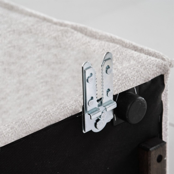 Sofaset Modulsofa-Set 6-teilig SANDE 3-2-1 Stoff Raven Creme Bild 3