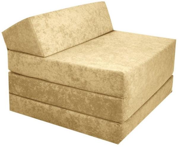 Klappmatratze Gästematratze Große 200 x 70 x 10 cm (Beige)