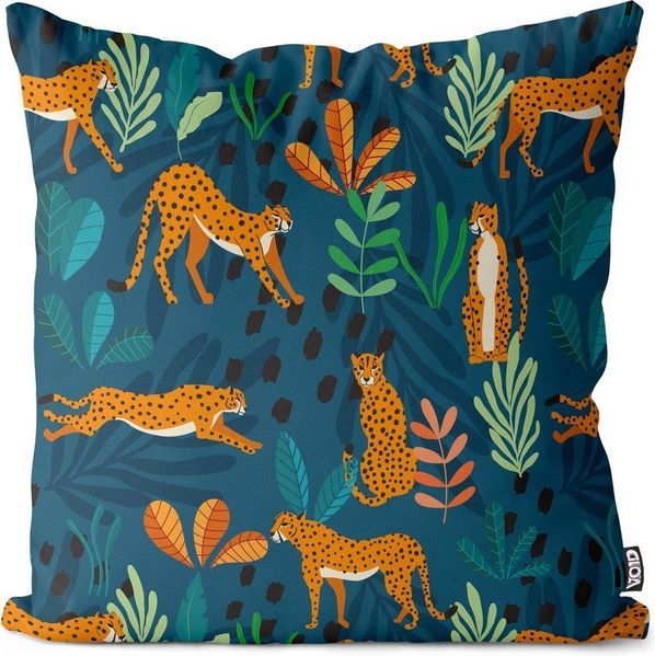 VOID Kissenbezug, (1 Stück), Gepard Safari Dschungel Katze Leooard Raubtier katze afrikanisch raub