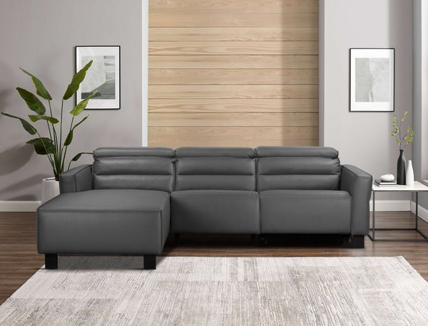 Places of Style Ecksofa Carpari, L-Form, 263 cm, mit manueller o. elektrischer Relaxfunktion, und USB/ Kopfteilverstellg