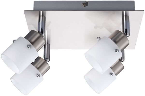 Nice Price Nice Price Spotlights Rondell 4x40W G9 Eisen gebürstet/Opal 230V Metall/Glas5063