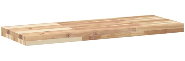 vidaXL Schweberegal 80x30x4 cm Massivholz Akazie Unbehandelt 3279451