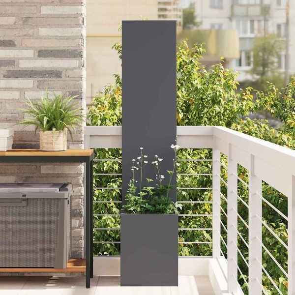 vidaXL Garten Sichtschutz-Leinwand Anthrazit 32 x 32 x 150 cm 876373