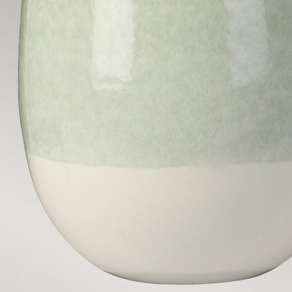 Tischlampe, Keramik, Weiß, H 61 cm Bild 4