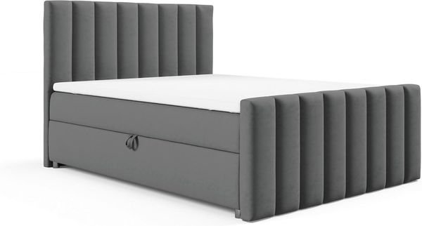 Best for Home Boxspringbett mit Bettkasten Trinity K10 Lux, mit Bettkasten, inkl. 7 cm Topper (140x200 160x200 180x200 200x200 cm), Verschiedene Liefermöglichkeiten, TOP Preis-Leistungs-Verhältnis