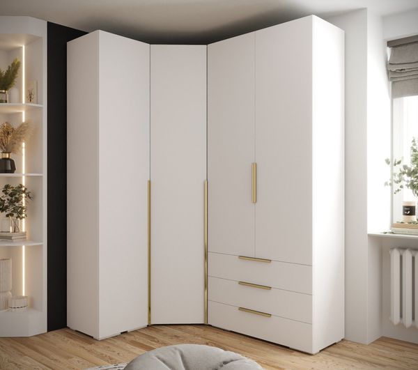 ABIKS MÖBEL Kompaktgarderobe INOVA 1 SATZ 6 Möbelset, Garderobe mit Kleiderstange und Regalen