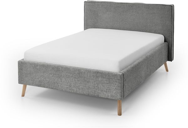 Matera Polsterbett braun Polyester Stoffbezug Baltimore 216cm x 165cm x 112cm