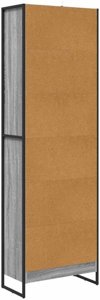 vidaXL Bücherregal 60 x 30 x 189,5 cm Holzwerkstoff Graues Sonoma 3403001 Bild 7