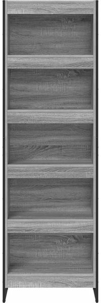 vidaXL Bücherregal 60 x 30 x 189,5 cm Holzwerkstoff Graues Sonoma 3403001 Bild 5