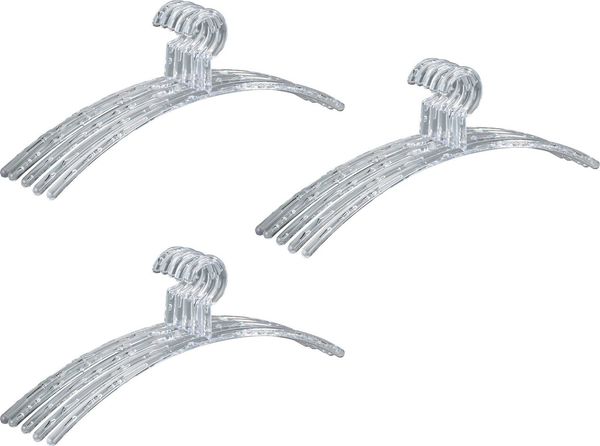 WENKO Kleiderbügel Modell Bubble, (Set, 15-tlg), Garderobenbügel aus Kunststoff, trendige Bubble-Optik