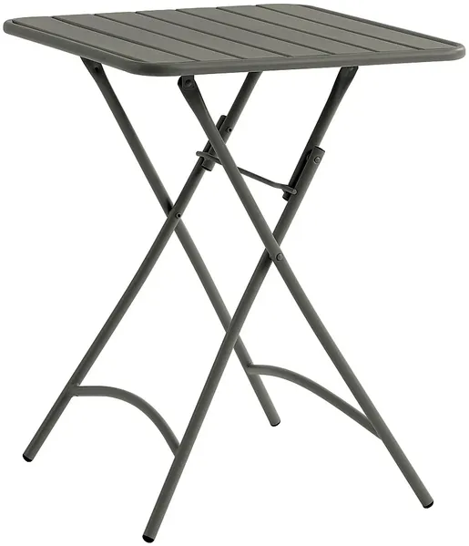 Vente-unique - MIRMANDE Garden dining set Metall Grau - B 60 cm x H 73 cm x L 60 cm
