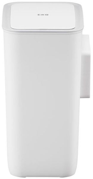 PROREGAL® Mülleimer Moderner Abfalleimer mit Smart Sensor zur Wandmontage, 8L, Weiß