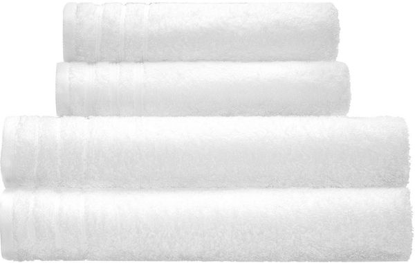 Kleine Wolke Handtuch Set Royal, Handtücher + Duschtücher, Frottier (Set, 4-St), Uni Farben, mit Bordüre, weich, auch als zweifarbiges Set erhältlich