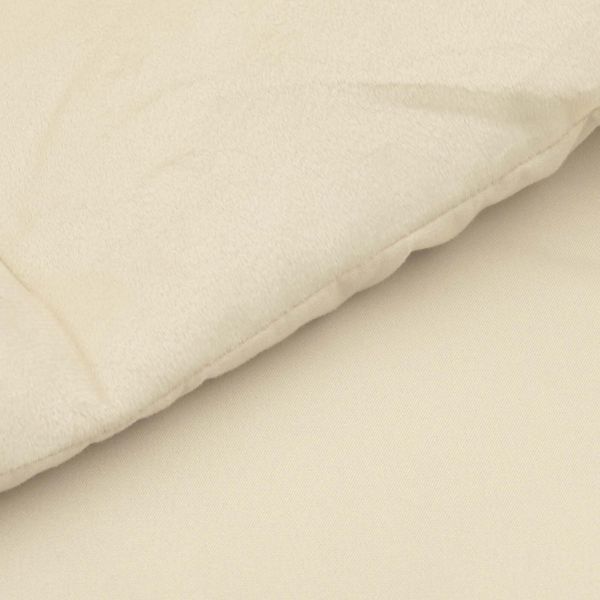 vidaXL Ganzjahresbettdecke Gepolstert Creme 220 x 260 cm Mikrofaser 42026071 Bild 5