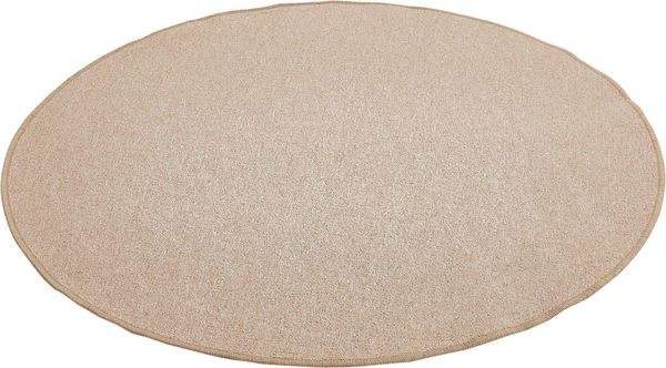 Andiamo Teppich Luton, Made in Germany, rund, Höhe: 5 mm, melierte Optik, ideal im Wohnzimmer & Schlafzimmer