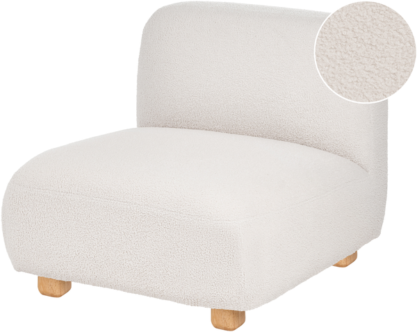 Sesselmodul AMLI Bouclé Cremeweiß